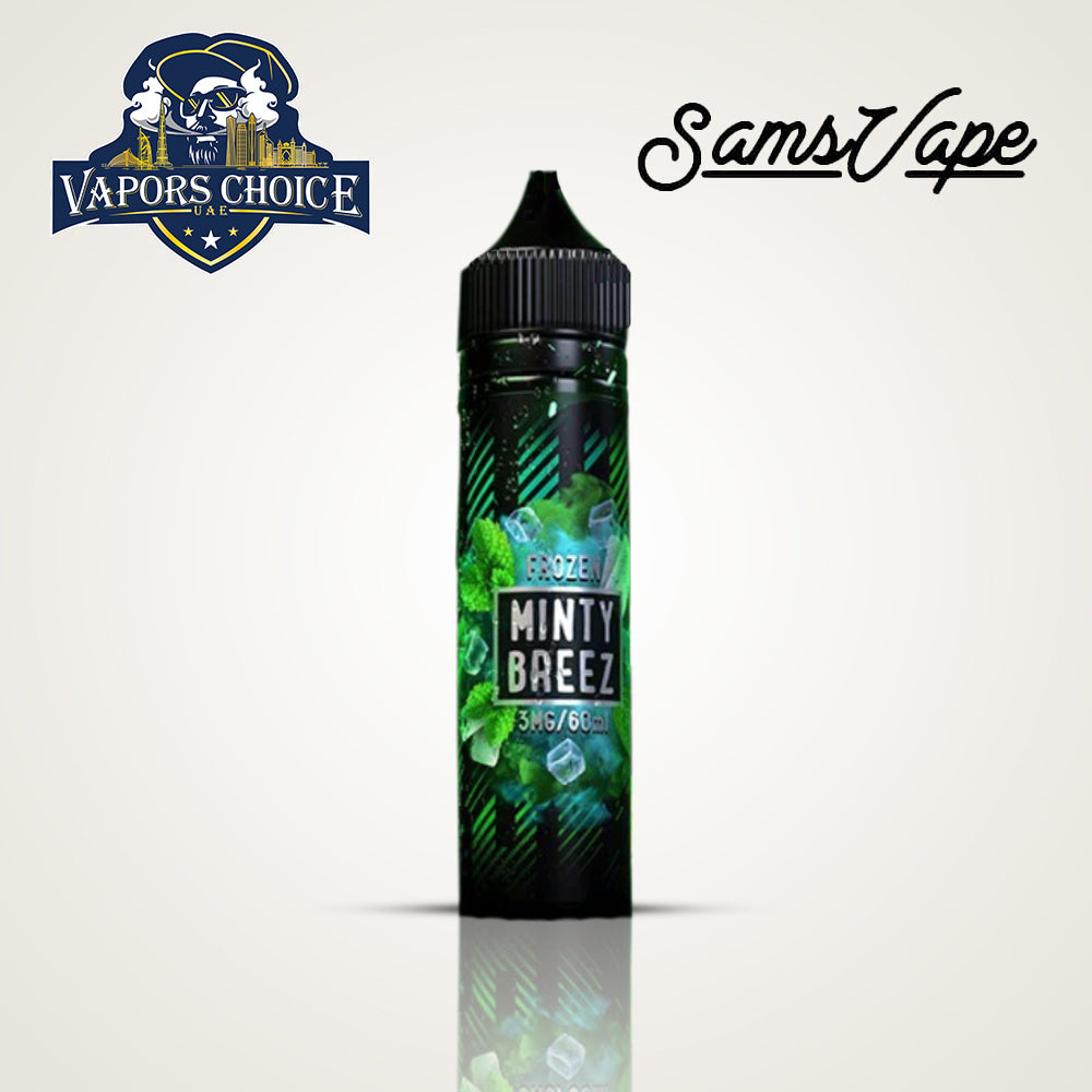 SAMS VAPE Premium E-Liquids  60ML & 120ML Juice (FROZEN SERIES) Minty Breeze UAE Al Sharjah